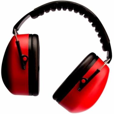 Imagem de 3M, Mufller, Abafador de Som e Ruído, 1 unidade - Vermelho e Preto