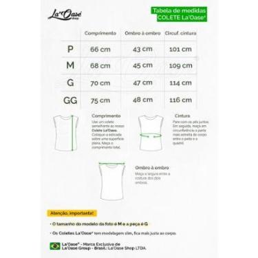 Imagem de Colete Puffer Estampa Pecuária Capuz Removível Masculino-Masculino