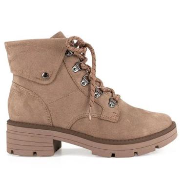 Imagem de Bota Feminina Dakota Coturno Couro Nobles Titanium Marrom, Marrom, 35