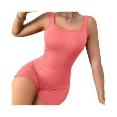 Imagem de Body Feminino Sexy, Sem Costas e Sem Mangas - Modelo Bodycon Curto, XS