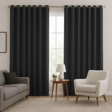 Imagem de Cortina Blackout De Tecido Premium 4,00m x 2,80m Para Janelas Grandes 