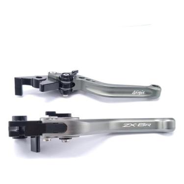 Imagem de Manete Esportivo Moto Kawasaki Ninja Zx6r Laser Zx-6r - Special Levers