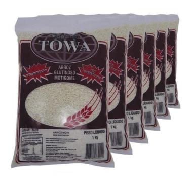 Imagem de Arroz Glutinoso Motigome P/ Sekihan Moti Towa - (Kit com 6)