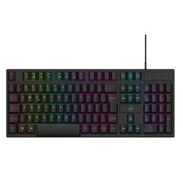 Imagem de Teclado Gamer Dazz GTE1000, Rainbow RGB, Com Fio, Preto