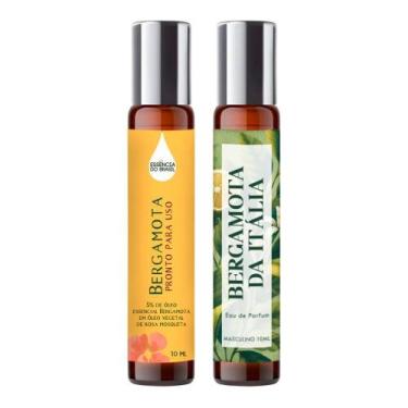 Imagem de Perfume Roll On Bergamota Da Itália Masc 10Ml + Óleo Natural - Essênci