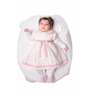 Imagem de Saída Maternidade Menina Jade 5 peças Roupas de Bebê - João e Maria, R