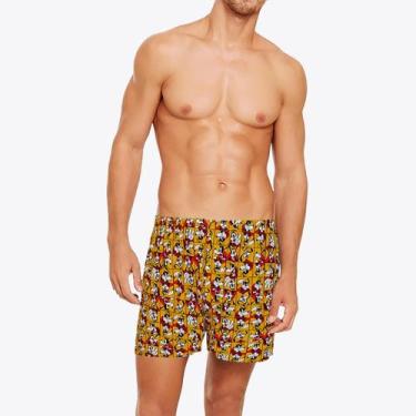 Imagem de Kit 1 Cueca Samba Canção + 1 Par de Meia Lupo Urban, Amarelo, M