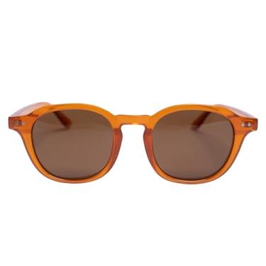 Imagem de Óculos de Sol Unissex Quadrado Polarizado Mirari + Case (Laranja)