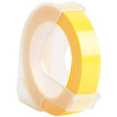 Imagem de Fita Vinílica Compatível Dymo Manual 3Dly25 Amarelo 9Mm