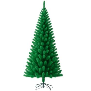 Imagem de Árvore De Natal 1,80m Grande Cheia Luxo 600 Galhos Base Metalica Articulada