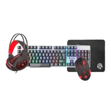 Imagem de Kit Teclado/mouse/headphone/mousepad Tc3220 Hayom