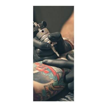 Imagem de Adesivo Decorativo de Porta - Tatuagem - 2169cnpt - Allodi