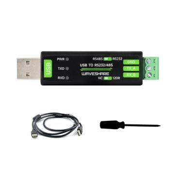 Imagem de Placa conversor serial USB para RS485/RS232, chip FT232RNL original integrado, transmissão rápida e estável, vários dispositivos aplicáveis, compatível com Mac, Linux, Android, Windows 11/10/8.1/8/7,
