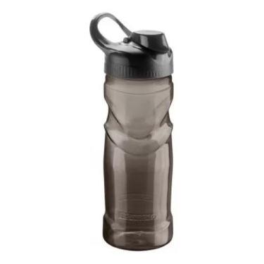 Imagem de Squeeze Sport Garrafa Esportiva 500ml Preto Translucido 22Cm - Sanremo