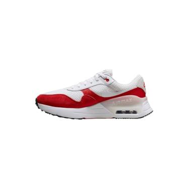 Imagem de Nike Tênis masculino Air Max Systm, Branco/Branco-Univ Vermelho-Fóton Poeira-Preto, 41 BR