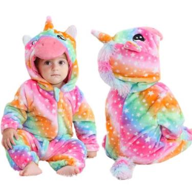 Imagem de Macacão unissex Michley para bebês e meninas com capuz no inverno de 2
