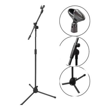 Imagem de Pedestal Tripe Suporte Para Microfone Girafa Profisional Klx - KLX Qua