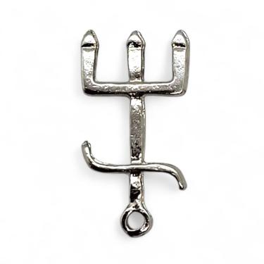 Imagem de Pingente Tridente Exu Prata Proteção e Ajuda Espiritual