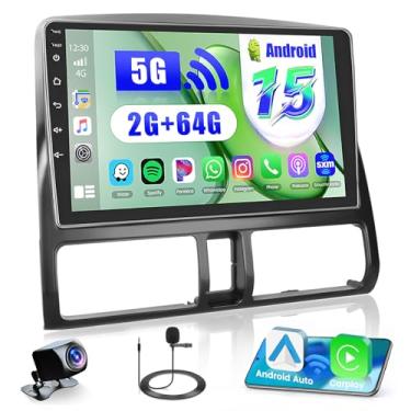 Imagem de Hikity Para Honda CRV 2002-2006 Android Car Stereo, 2 + 64 G, tela sensível ao toque de 9 polegadas com carplay sem fio, Android Auto, WiFi, navegação GPS, Bluetooth, DSP, FM RDS, equalizador + câmera