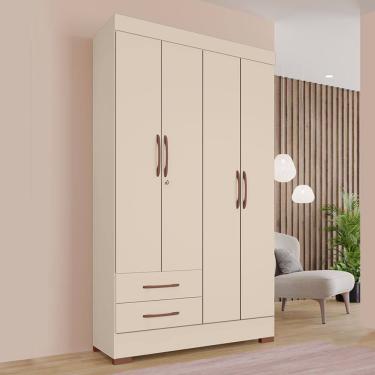 Imagem de Guarda-Roupas Porto Rico 100% MDF Tuboarte 4 Portas 2 Gavetas