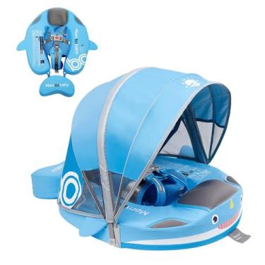 Imagem de Baby Float Mambobaby com dossel e cauda para piscina de 3 a 24 meses -