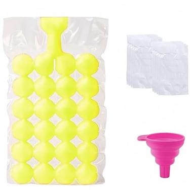 Imagem de Saco descartável para cubos de gelo com 100 folhas, máquina de congelamento autovedante, pacote de gelo frio para coquetel, vinho, suco, guloseimas de gelo, 2400 cubos