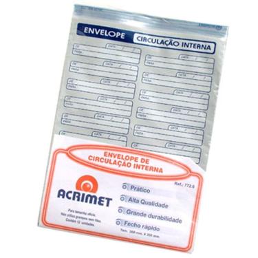 Imagem de Envelope plástico VaiVem 26X35 12und Acrimet
