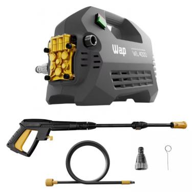 Imagem de Lavadora De Alta Pressão Wap Wl 4000 1950psi 2000w Elétrica Cinza E Amarelo 110v