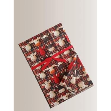 Imagem de Cinderela Tecido Tricoline Digital, 1,50 largura, unidade de 0,55 comprimento, Estampado fazenda Vaquinhas