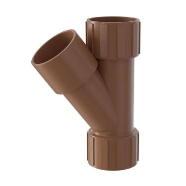 Imagem de Junção Junta Y Conexão Soldável Pvc Marrom 25Mm Estrela