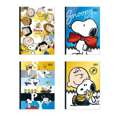 Imagem de Caderno capa dura colegial 10x1 160fls Snoopy Tilibra