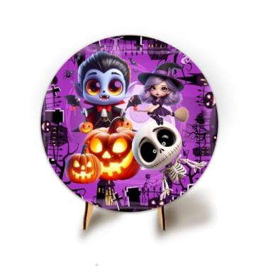 Imagem de Painel Festa Redondo C Elastico 50cm Halloween (HAL0106)