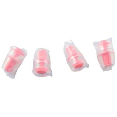 Imagem de TAODAN Bocal de substituição de silicone de 4 peças para saco de água vermelho 2,8 x 1,9 cm bocal de substituição de silicone para ciclismo ao ar livre corrida acampamento garrafa substituição válvula