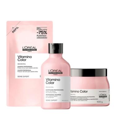 Imagem de Kit Vitamino Color Refil + Shampoo 300 ml + Máscara 500 ml