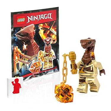 Imagem de Minifigura LEGO NINJAGO - Pyro Whipper The Snake ?? (pacote metalizado de edição limitada)