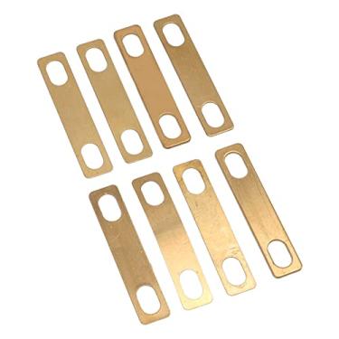 Imagem de Domary Brass de Bronze de Calço de Guitarra 8pcs Conjunto de 4pcs 0,2 Mm 2pcs 0,5 Mm 2pcs 1 Mm de Espessura Luthier Ferramenta No Reparo