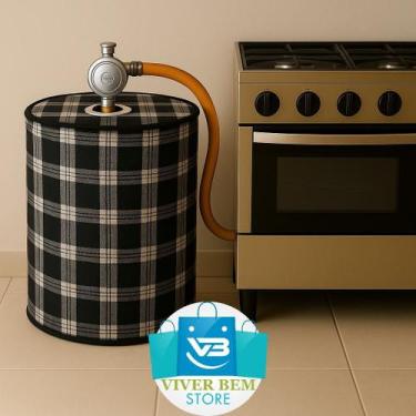 Imagem de Capa botijao de gas 13 kg protetor impervealvel - Viver Bem Estar