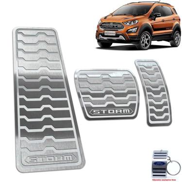 Imagem de Descanso + Pedaleira Ford Ecosport Storm 2018 A 2020 Prata