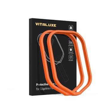 Imagem de VITALUXE Fita ponderada Pickleball para pás sem bordas de 16 mm, fita protetora de borda, alternativa de fita de chumbo, sem cola, fácil de instalar e substituir sem amassar, pacote com 2