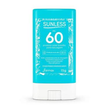 Imagem de Protetor Solar Sunless Bastão Tatuagem FPS 60 15g