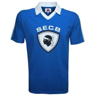 Imagem de Camisa Liga Retrô Bastia 1978 Azul, G