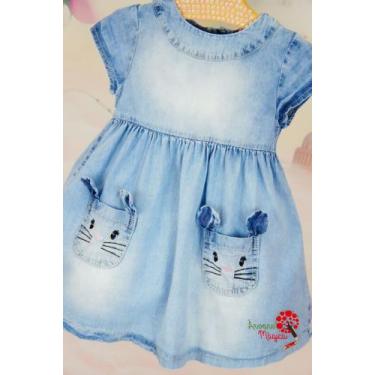 Imagem de Vestido infantil jeans - Triszy