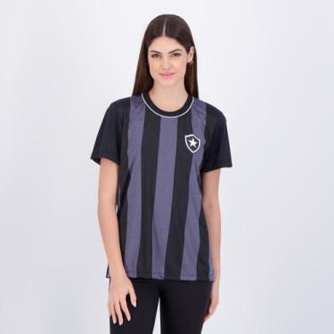 Imagem de Camisa Botafogo Intenso Feminina Preta - Braziline, G