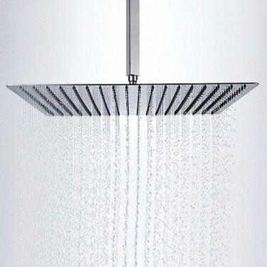 Imagem de Ducha de Teto Quadrada 40x40 Inox SUS304 40cm Borda Fina com Braço Qua