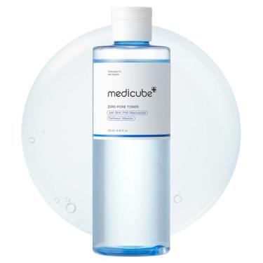 Imagem de M.edicube Zero Pore Tônico Facial I Exfoliante & Hidratante Garrafa de Água Azul e Pantenol | pele, textura e hidratação (8.45 fl. oz.)