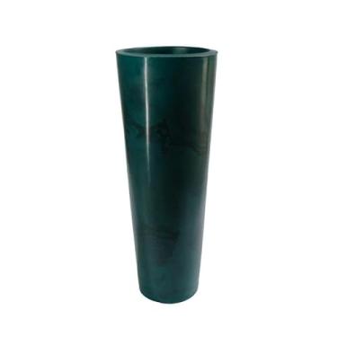 Imagem de Vasos Para Plantas de Polietileno, Luxo Marmorizada(Verde Premium)