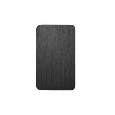 Imagem de Arandela LED moderna, luminária de parede para cima e para baixo, luminária de parede retangular dourada para quarto, sala de estar, corredor (preto)