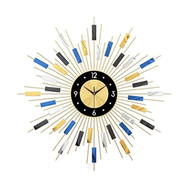 Imagem de Relógio de parede simples para sala de estar em casa sala de jantar pendurado na parede personalidade criativa moda decoração relógio de parede sala de estar ()