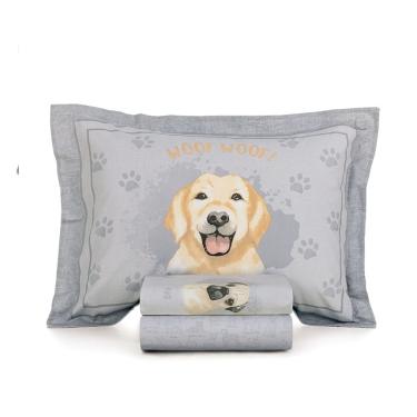 Imagem de Jogo Cama Infantil Casal 4 Pcs Algodão 200 Fios Karsten