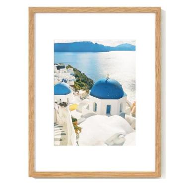 Imagem de Porta-retratos Axeman 40x50cm com tapete para madeira maciça de carval